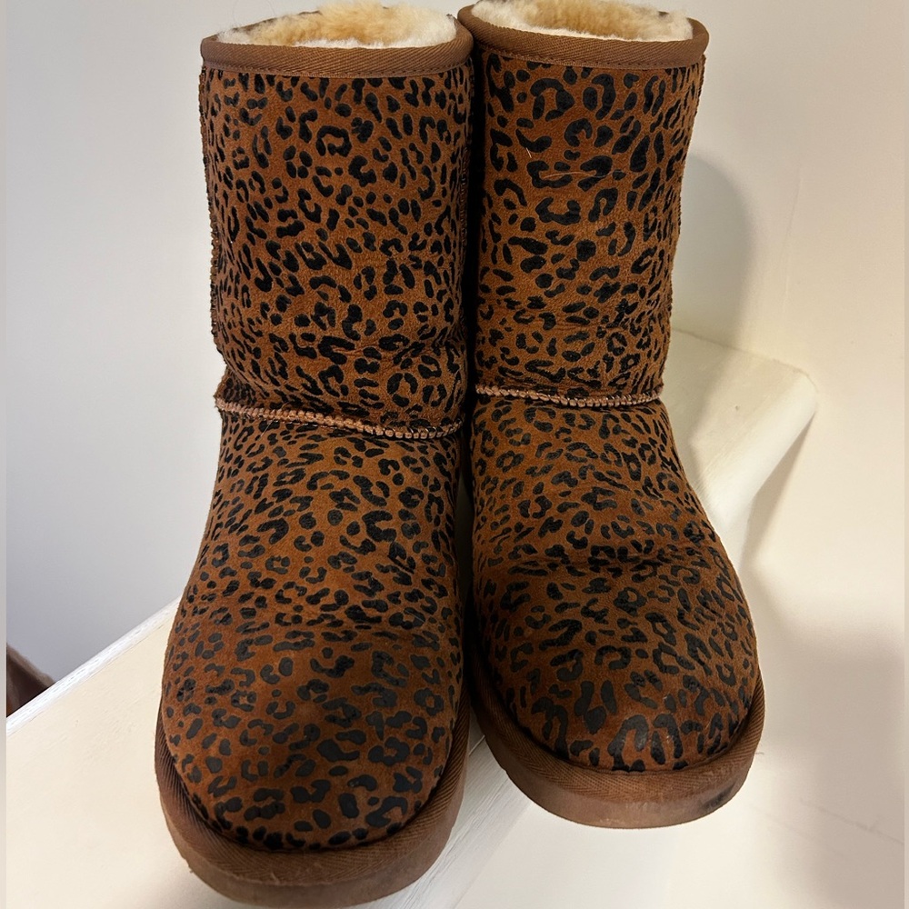 UGG leopard print boots